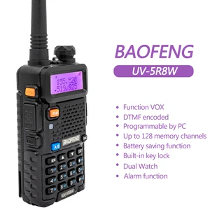 Image 5 - 2PCS Baofeng UV 5R 8W 10Km VHF/UHF Long Range Two WayวิทยุWalkie TalkieแบบพกพาวิทยุPofung UV5Rสำหรับล่าสัตว์