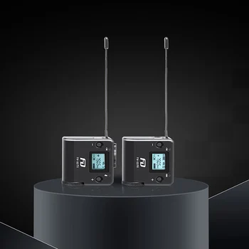 

FM50 Audio 100m Wireless UHF Lavalier Lapel Microphone System Real-time Video Recording for Canon Nikon DSLR Camera iPhone