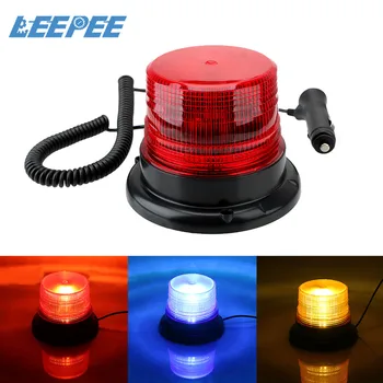 

LEEPEE Truck Warning Light with Magnetic Mounted Strobe Emergency Lamp Car LED Strobe Flashing Light Police Lights DC 12V-80V