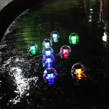 

Solar Flow Lamp LED Underwater Lighting Color Floating Lamp Pond Garden Landscape Decoration Exterior Lighting