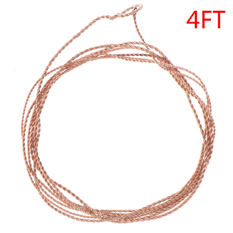 4FT Леска лидер ловли рыбы нахлыстом с Палантин Кольцо PET Furled лидер - Цвет: 4FT