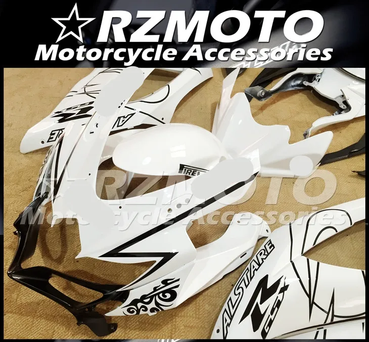ABS мотоцикл обтекатель комплект для SUZUKI GSXR600 750 K8 2008-2010 год кузов литья под давлением Магазин № 1166