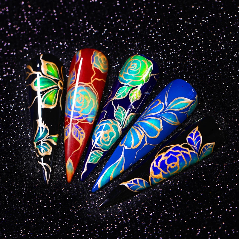 Набор тепловых чувствительных лаков BORN PRETTY color ful, меняющий Цвет температуры Гель-лак для ногтей, лак для маникюра, дизайн ногтей