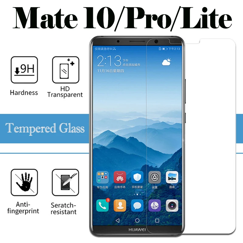Mate 10 Light Защитное стекло для Huawei Lite mate pro Защитная пленка экрана на Hwawei Mate10
