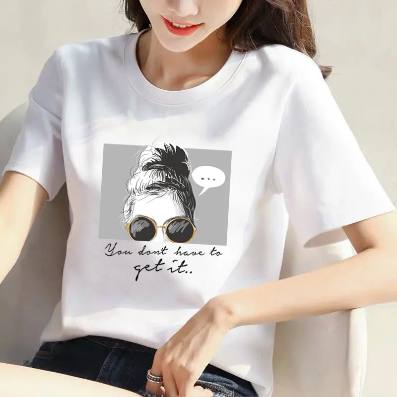 

Summer Female T Shirt Short Sleeve Women Tshirts Casual Tee Tops O-neck Female Shirts Tee Top Print Women T-shirt Woman Clothing