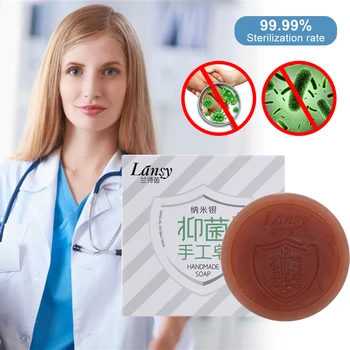 

Hand Soap Handmade Soap Disinfection Tea Tree Essence Pimple Acne Treatment Face Soap Hand Body Wash Sterilize Skincare Soap
