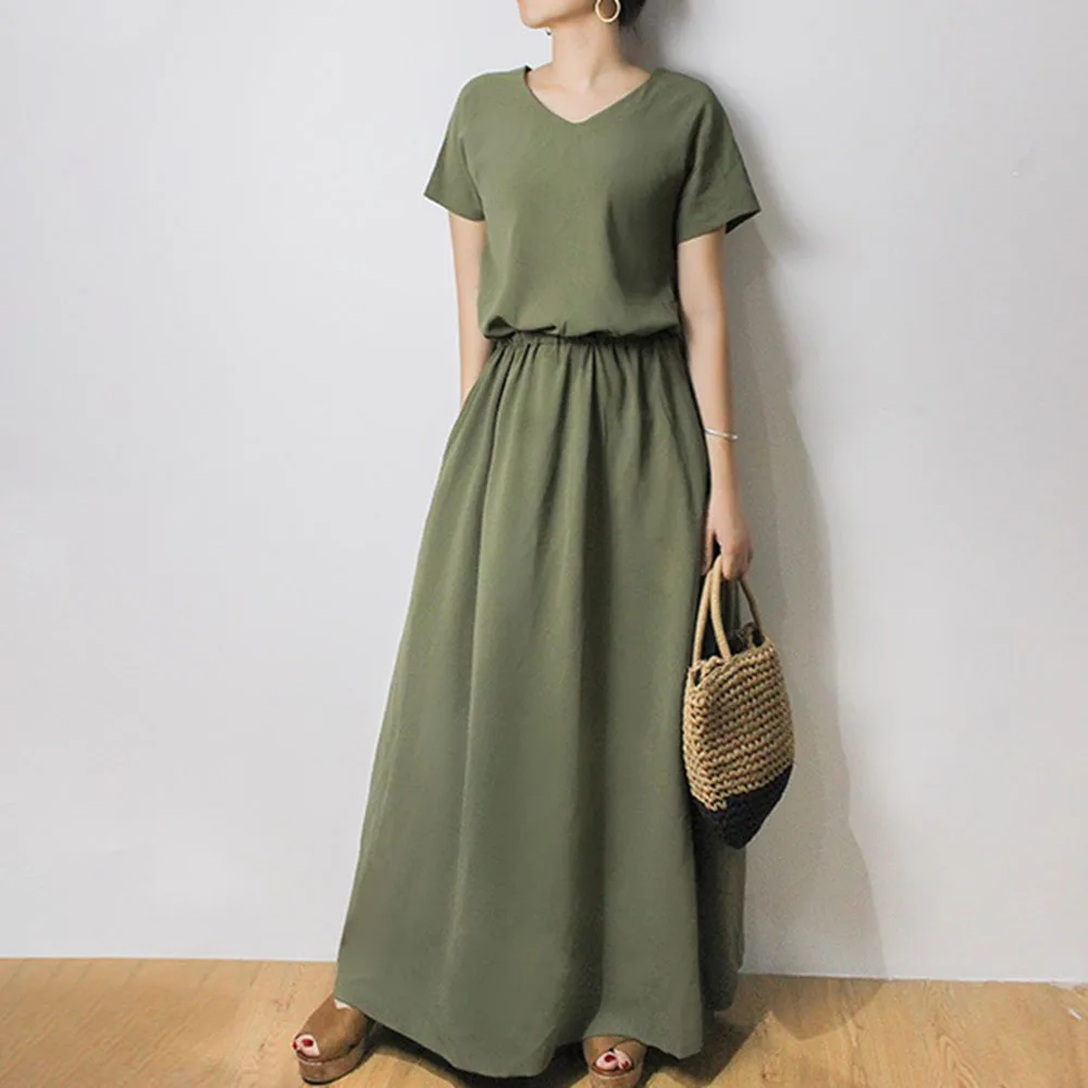 long dress plain