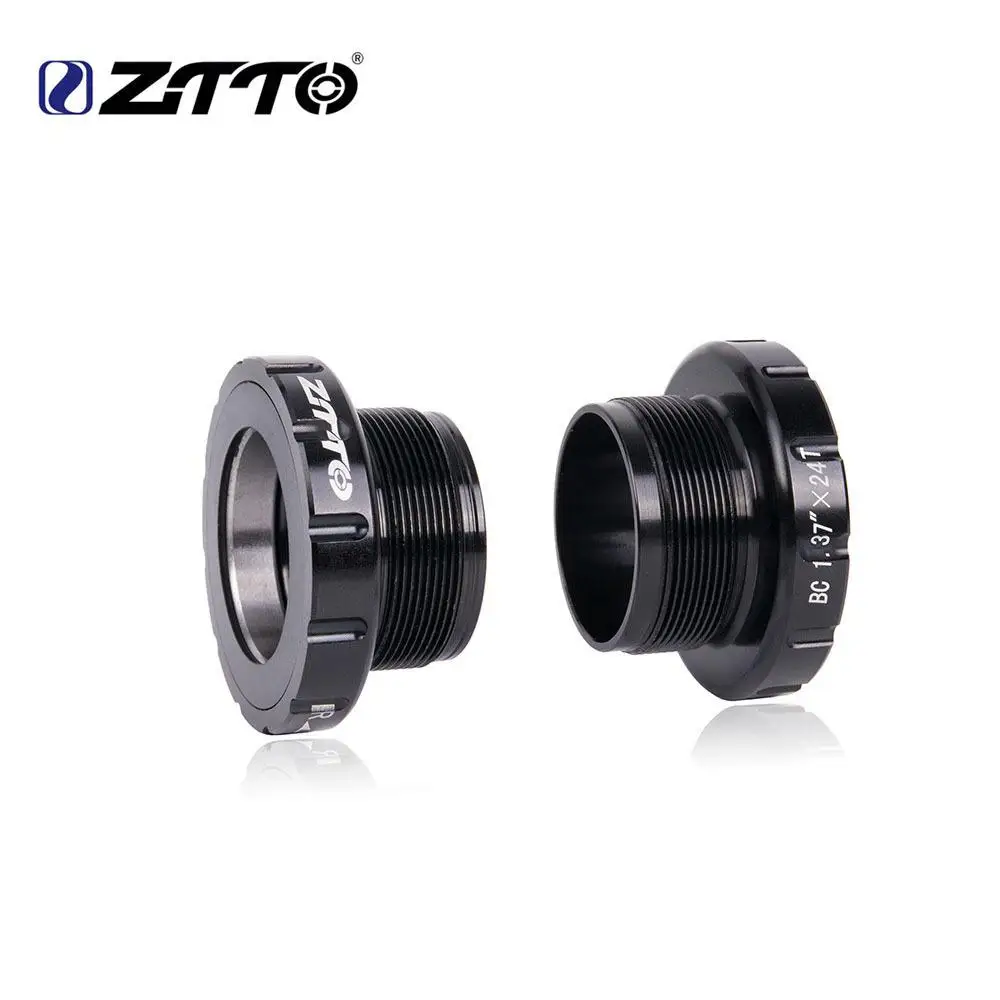 black HiMISS ZTTO BSA30 BB68 MTB дорожный велосипед внешний подшипник нижние 68/35 мм до BB30/PF30/386 диаметра окружности болтов(ось - Цвет: black
