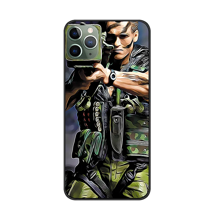 Роскошный чехол-накладка Arnold Schwarzenegger movie Commando 1985 poster для iphone 11 11proMax 11pro, силиконовый мягкий ТПУ чехол для телефона - Цвет: 26