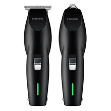 Мужской профессиональный триммер для волос, триммер для бороды, машинка для стрижки волос, Беспроводная электрическая машина для резки волос, стрижка волос, Парикмахерская бритва, кромка 2в1