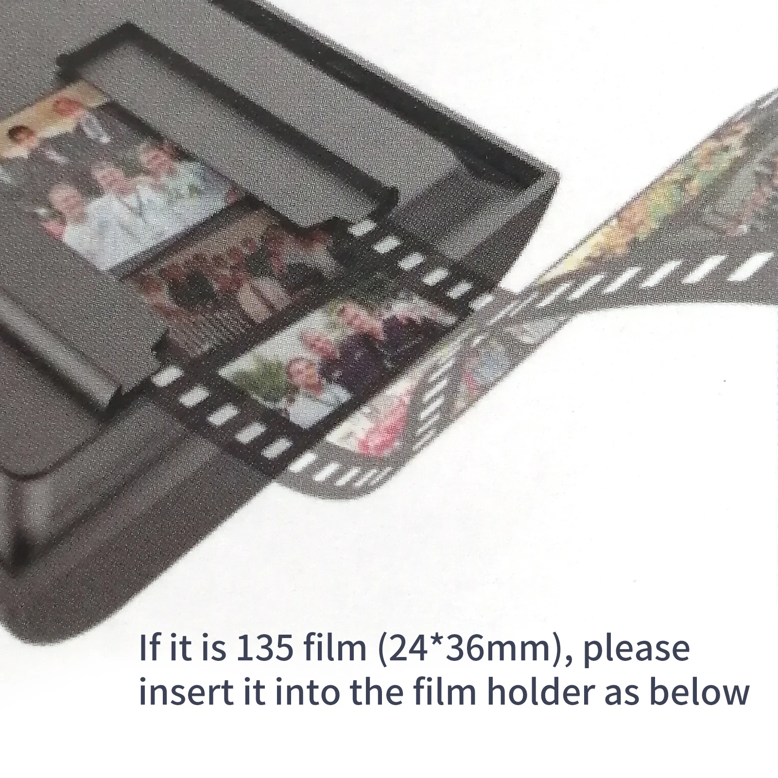 Negative Film Scanner TON169 Mobile Film and Slide Scanner For 35 Negatives and Slides with LED Backlight Free APP Foldable Novelty Scanner