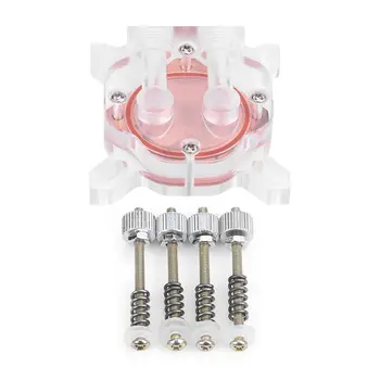 

GPU Water Block Computer GPU Water Cooler Cooling Block Waterblock 40x40x2.3mm Red Copper Base POM Cover