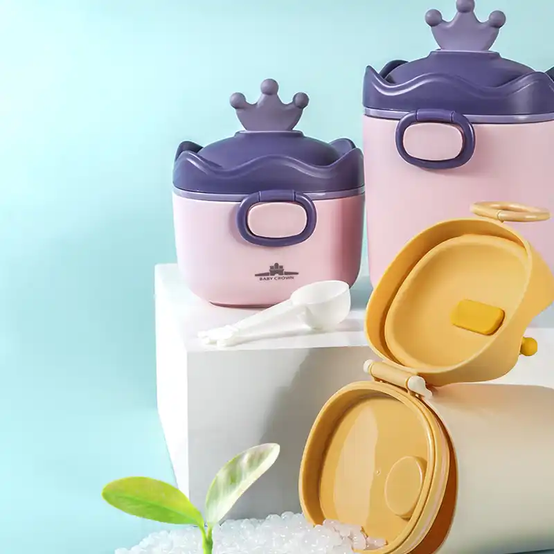 Distributeur De Lait En Poudre Portable Pour Bebe Recipient Avec Cuillere Boite De Rangement De Collations Pour Voyage Activites De Plein Air Aliexpress