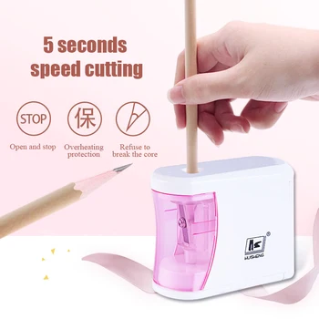 

New Creative Electric Pencil Sharpener Automatic Pencil Sharpener Pencil Knife for Students School Stationery Supplies 2020