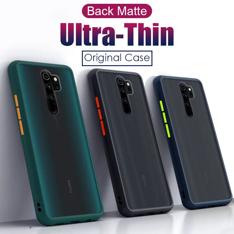 Luxury Soft Silicone Bumper Case For Xiaomi Redmi Note 7 8 Pro 8T 8A 7A Mi 9 CC9 E A3 Matte Back Shockproof |