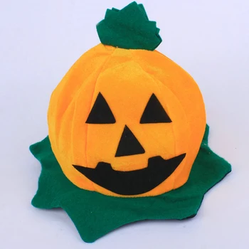 

Funny Halloween Pumpkin Hat Golden Grimace Pumpkin Peaked Cap Party Carnival Decorative Fancy Caps
