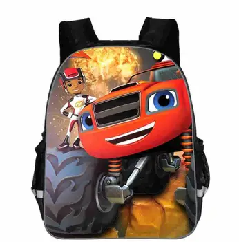 

Teenager Cartoon Blaze And The Monster Machine Print Backpack Boys School Bags Primary Backpack Schoolbags for Boys Mochilas