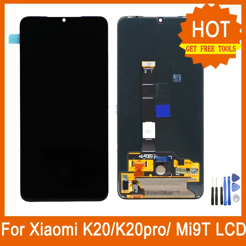 Для Xiaomi mi 9 9T оригинальный ЖК-дисплей AMOLED 6 39 &quotкодирующий преобразователь