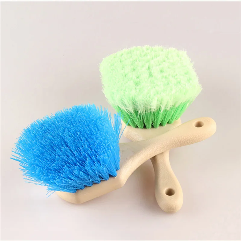  1Pcs New Hard Hair Soft Hair Scratch-Free Wheel/Tire Brush Short Handle Special Design Brushes for 