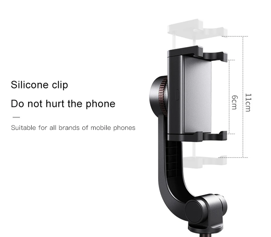 Handheld Gimbal Stabilizer 3 in 1 Selfie Stick Phone For iPhone 11 pro Max 7 8 Plus X XS MAX For Samsung Galaxy Action-10