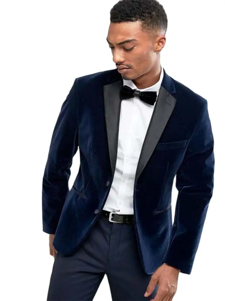 Men Jacket Tuxedo 2 Pcs Mens Suits 
