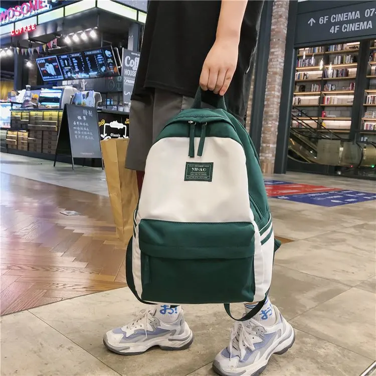 Винтажная школьная сумка для девочек в Корейском стиле, Harajuku Ulzzang, рюкзак для старшей школы, студенческий рюкзак, простая серия MORI Ba