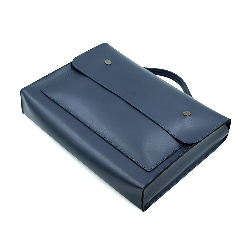 Borsa per laptop 13.3 14 Custodia impermeabile per notebook da 15.6 pollici per MacBook Air Pro Borsa a tracolla per computer Donna Uomo Valigetta - immagine 3