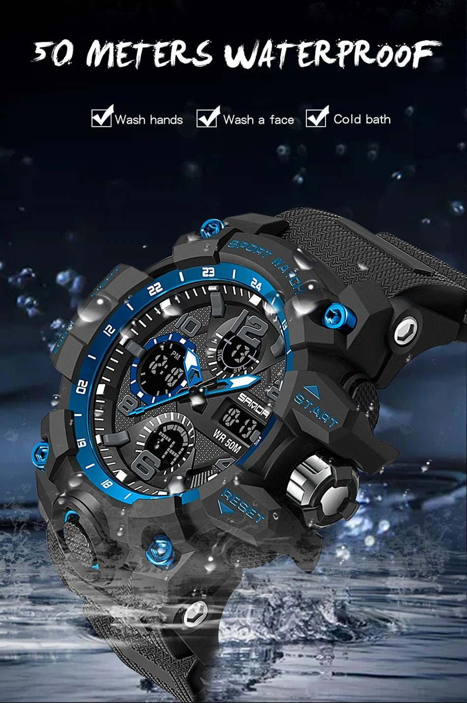 digital militar led à prova dmulti água