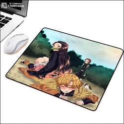Tapete do rato demônio assassino kimetsu não yaiba computador mouse almofada bonito computador computadores de jogos anime mousepad empresa tapete de teclado cs go