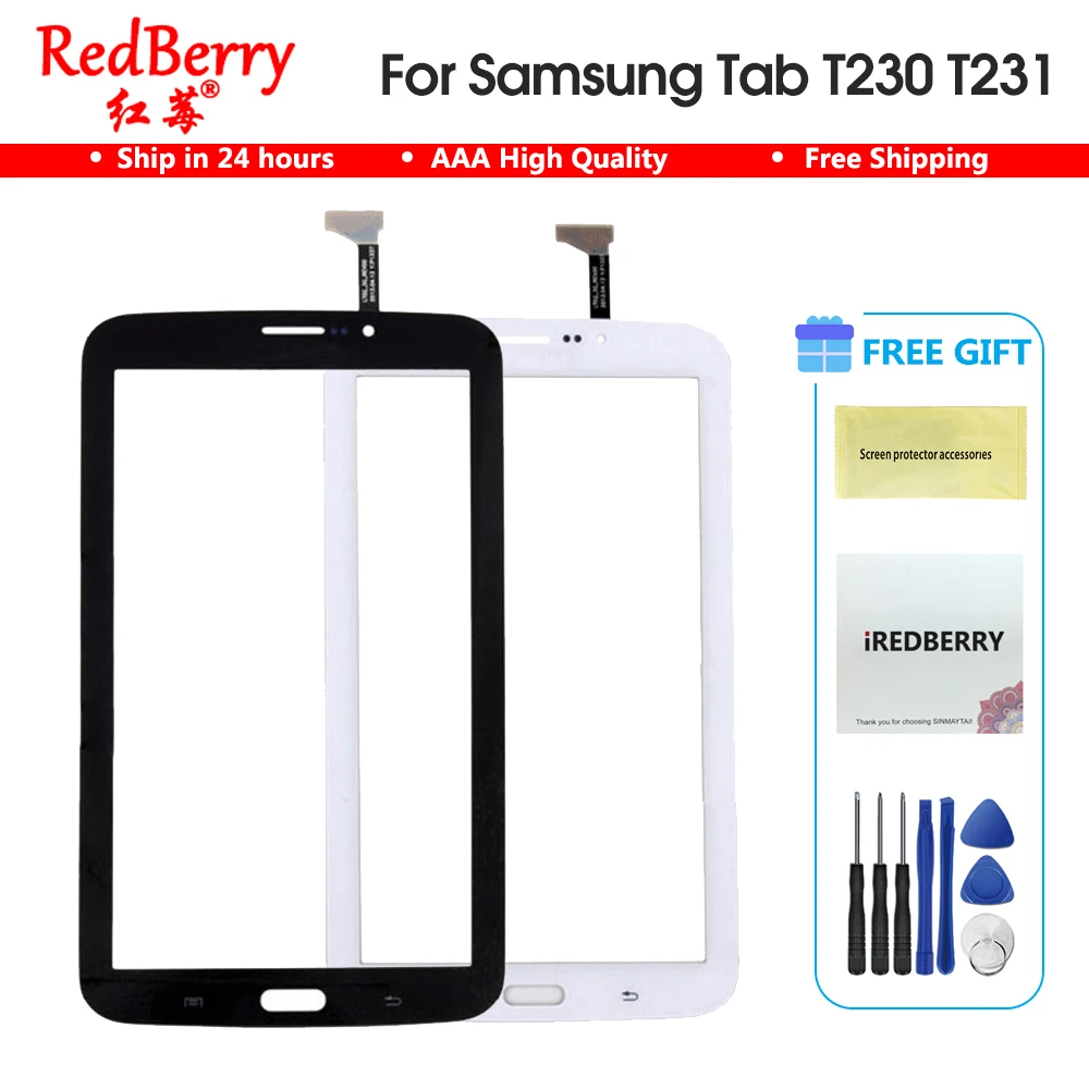 Новинка 7 0 дюйма T231 для Samsung Galaxy Tab 4 T230 / SM-T230 Tab4 ЖК сенсорный экран Объектив Стекло