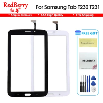 

New 7.0 inch T231 For Samsung Galaxy Tab 4 T230 / SM-T230 Tab4 LCD Touch Screen Lens Glass Outer Front Panel With tools