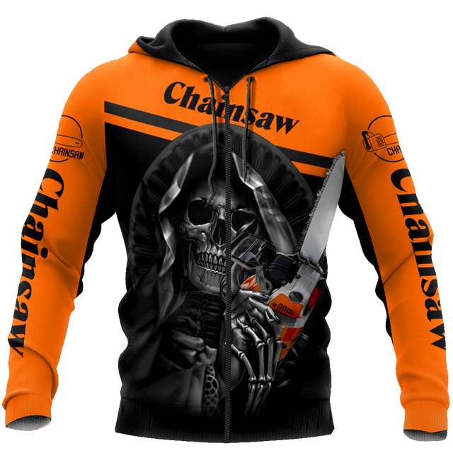 CHAINSAW SKULL 3D HOODIE