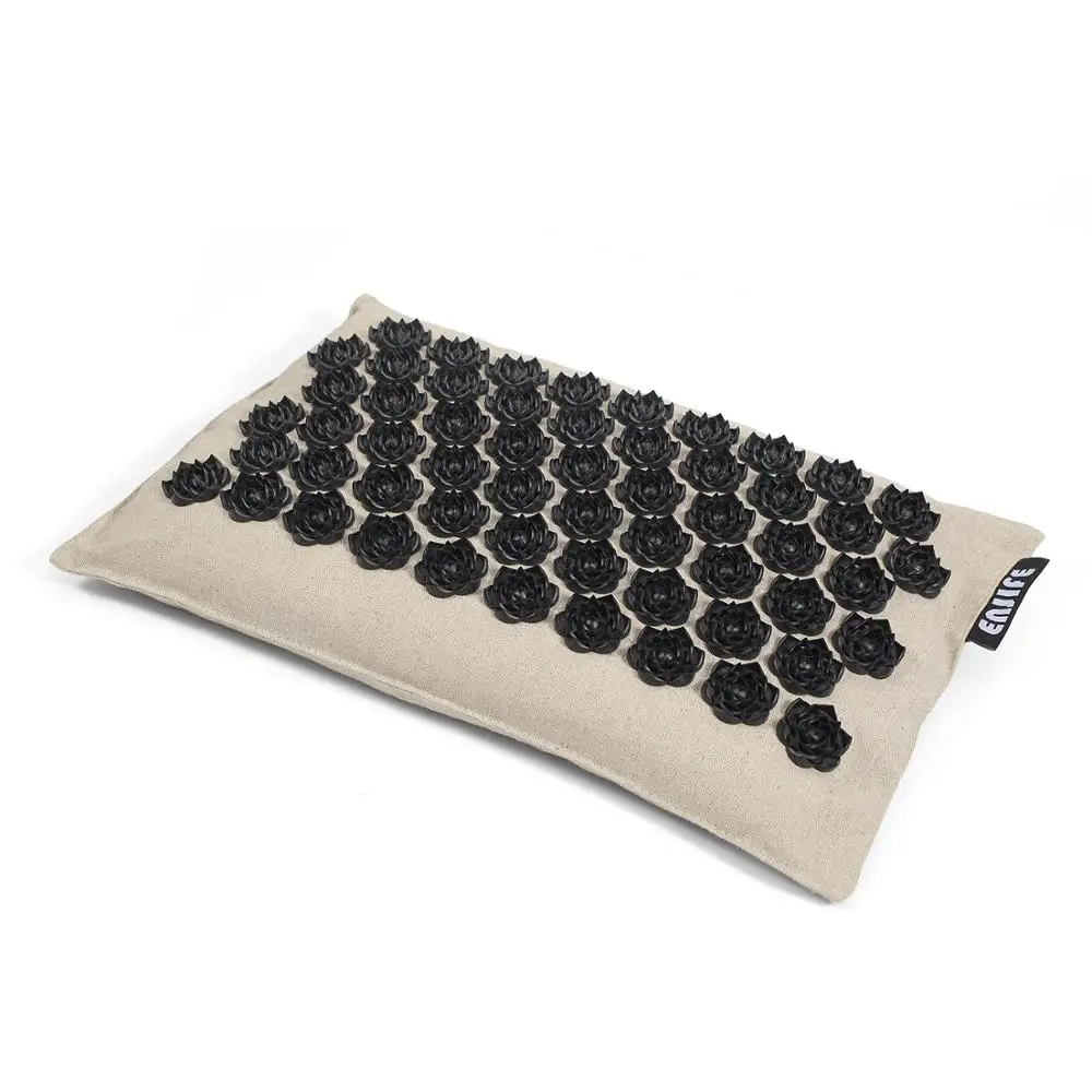 

Acupressure Massage Pillow Head Neck Health Care Headrest Relieve Stress Body Pain Cushion Buckwheat Massage Acupressure Pillow