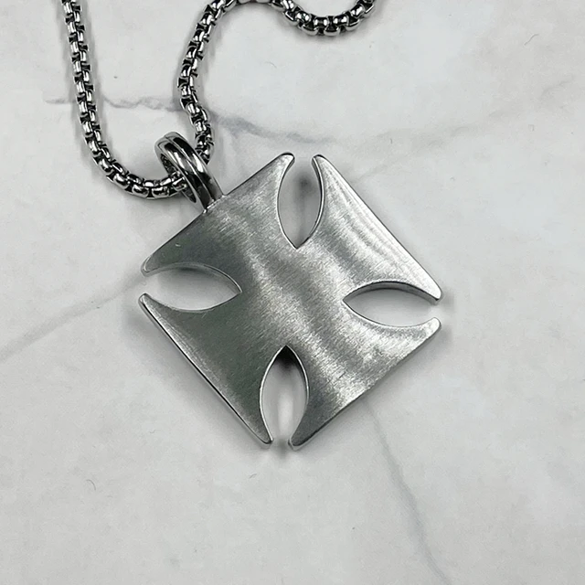 EDC Collar Cruzado De Acero De Titanio Para Exteriores, Herramientas