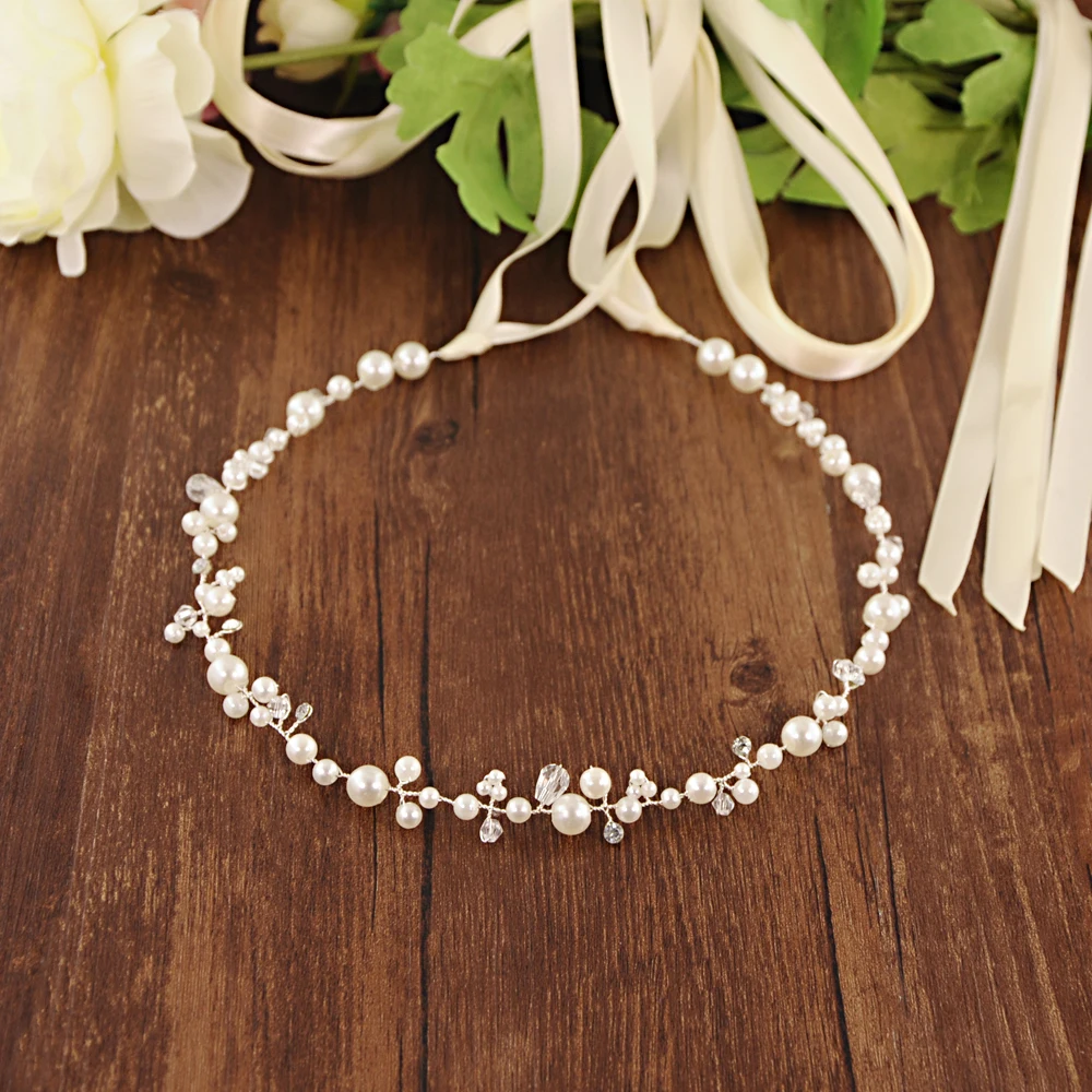 ivory ribbon TRiXY SH03 жемчужный свадебный пояс, аксессуары для свадебного платья, свадебный пояс, украшение для свадебного платья, золотой, серебряный пояс для невесты - Цвет: ivory ribbon