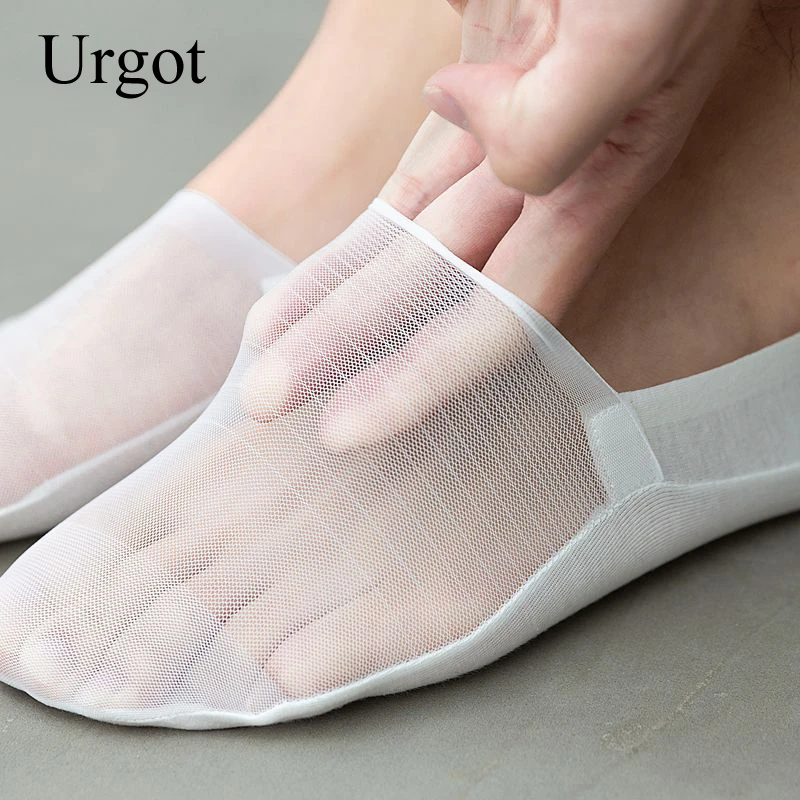 Urgot 1 Pair Sock Slippers Men No Show Thin Invisible Fashion Man