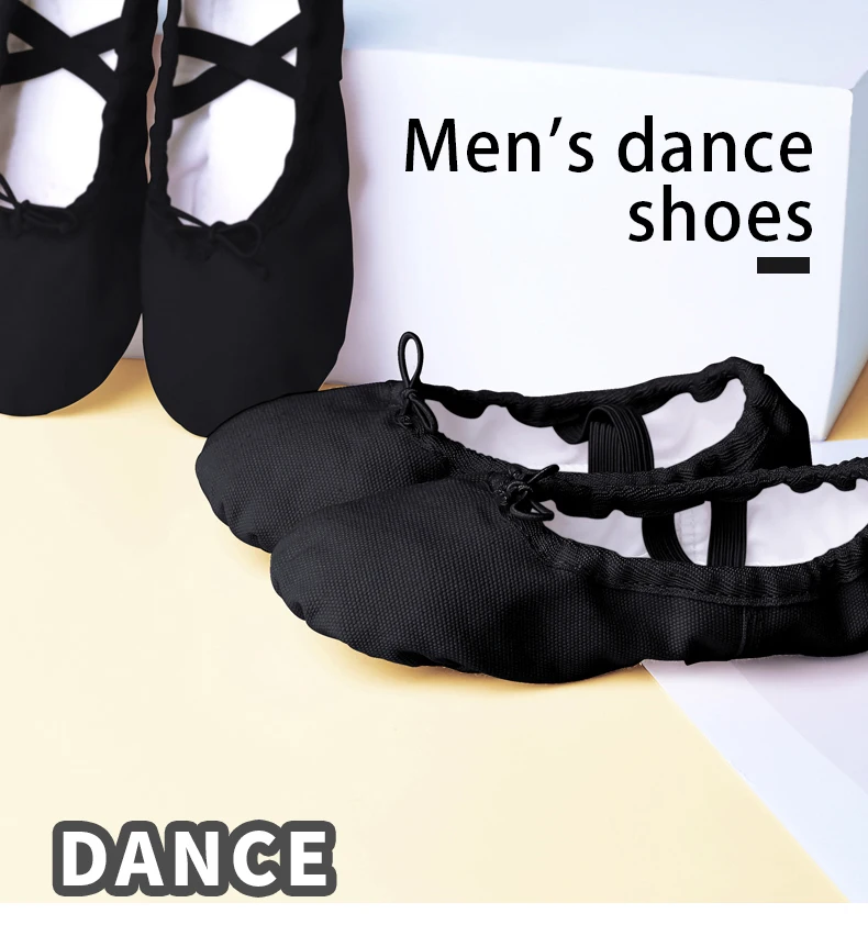 Детские балетные туфли для мальчиков; Детские Балетные танцевальные Тапочки с раздельной подошвой; Детские Балетки; обувь для тренировок