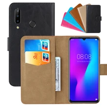 Роскошный чехол-Портмоне Для Doogee N20(Y9 Plus) PU кожаный ретро чехол с откидной крышкой Магнитный Модный чехол ремешок
