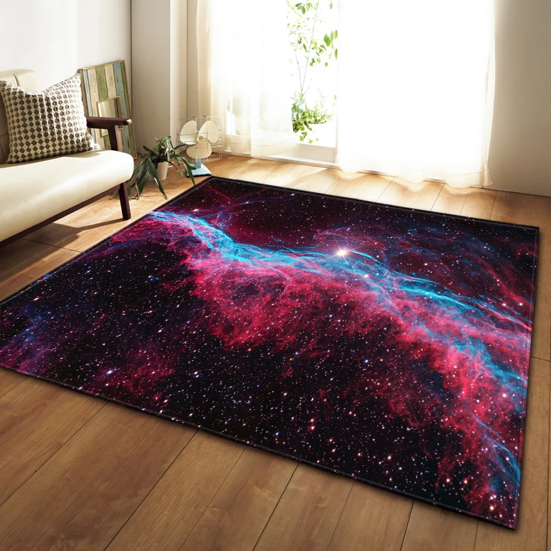 Modern 3D Galaxy Universe Star Rug Children Play Mat Living Room Carpet Decorative Sofa Floor Mat Long Kitchen Corridor Area Rug Modern 3D Galaxy Universe Star Rug Children Play Mat Living Room Carpet Decorative Sofa Floor Mat Long Kitchen Corridor Area Rug