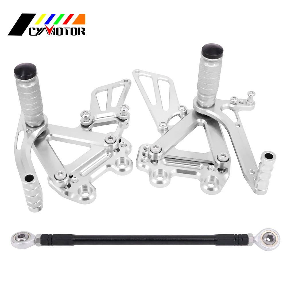 Мотоцикл с ЧПУ Регулируемые подножки для KAWASAKI Ninja ZX6R ZX636 99-02 ZX9R 99-03 ZZR600 05 06 07 08 ZX-6R ZX-9R