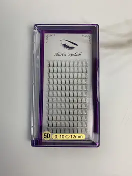 

10 trays long stem Russian Premade Volume Fans Eyelashes Extension Thickness nagaraku Heat Bonded Eyelashes Makeup