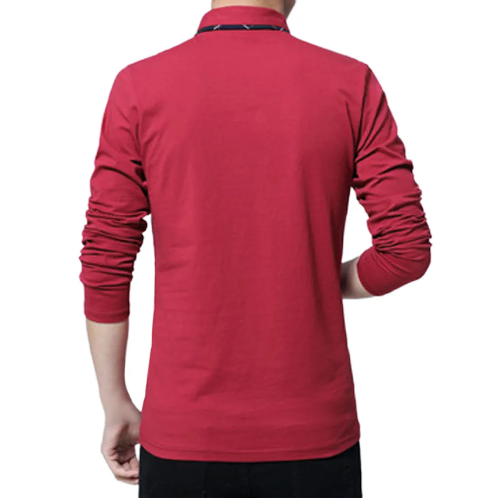Camisa Masculina мужская Осенняя Зимняя Повседневная Базовая Модная хлопковая рубашка с длинными рукавами на пуговицах с отворотом, топы, блузки размера плюс 5XL