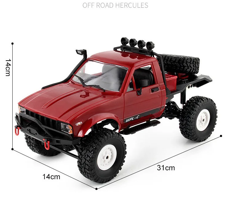 Rc скалолазание американские пикапы с зарядкой высокоскоростная внедорожная машинка с дистанционным управлением детские игрушки 4wd 2,4 ГГц