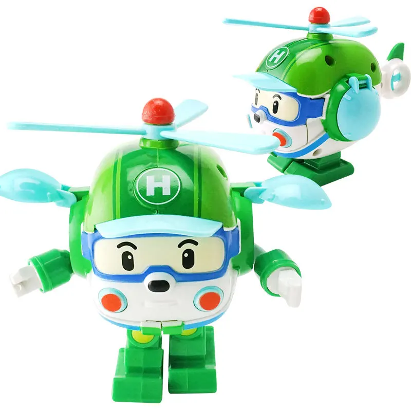 Silverlit Robocar Korea Robot Kids Toys Transformation Anime Action Figure Super Wings Poli Toys For Children Playmobil Juguetes
