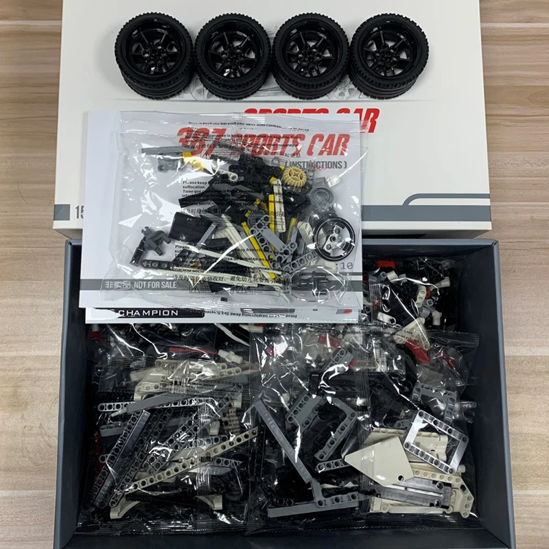Новые Lepinblocks 20097 супер автомобиль 1580 шт модель совместимая техника Voiture 42096 Строительные кирпичи игрушки рождественские подарки