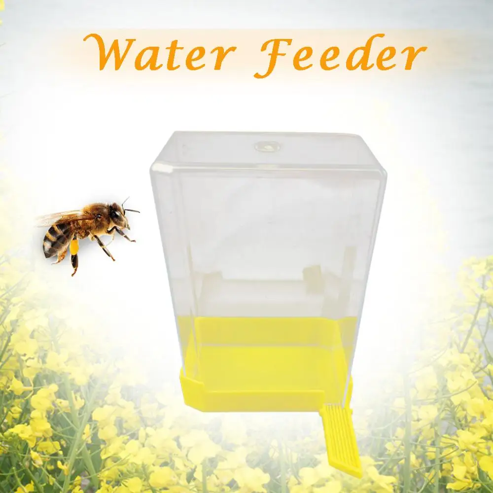 Plastic Bee Feeder Beehive Drinking Water Bowl Bee Dispenser Keeping