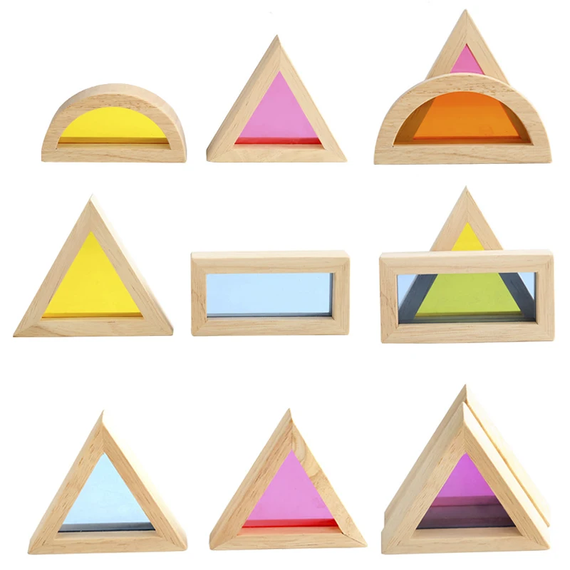 Building Blocks Montessori Sensory Toy Think Build Play