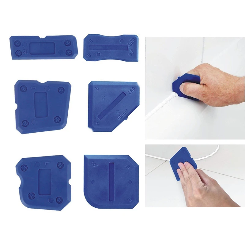ABEDOE Silicone Sealant Spreader Spatula Scraper For Door Tool Kit Silicone Sealant Tool Window Caulking Finishing Sealant Grout