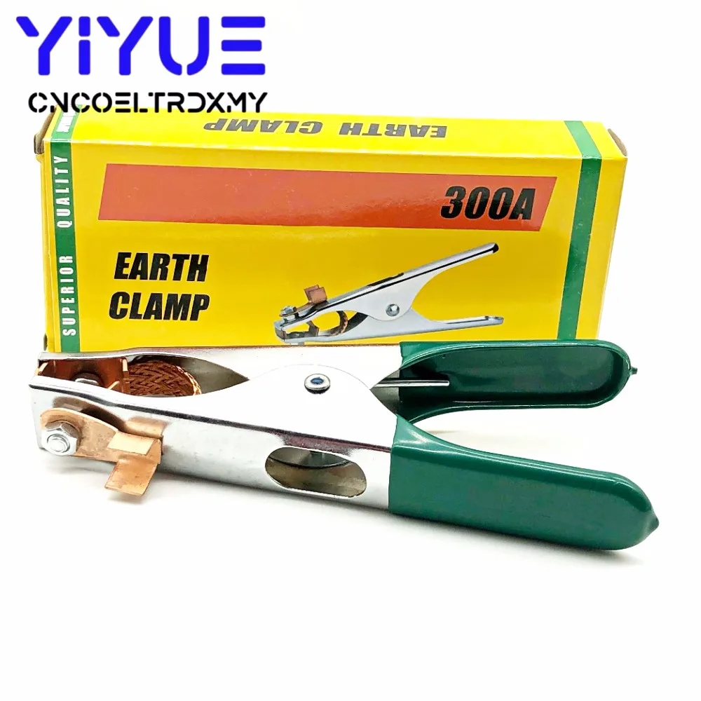 1Pc 300Amp Crocodile Clips Welding Ground Clamp Welding Electrode Holder Earth Ground Cable Clip for Welding Clamps Welder Tool (2)