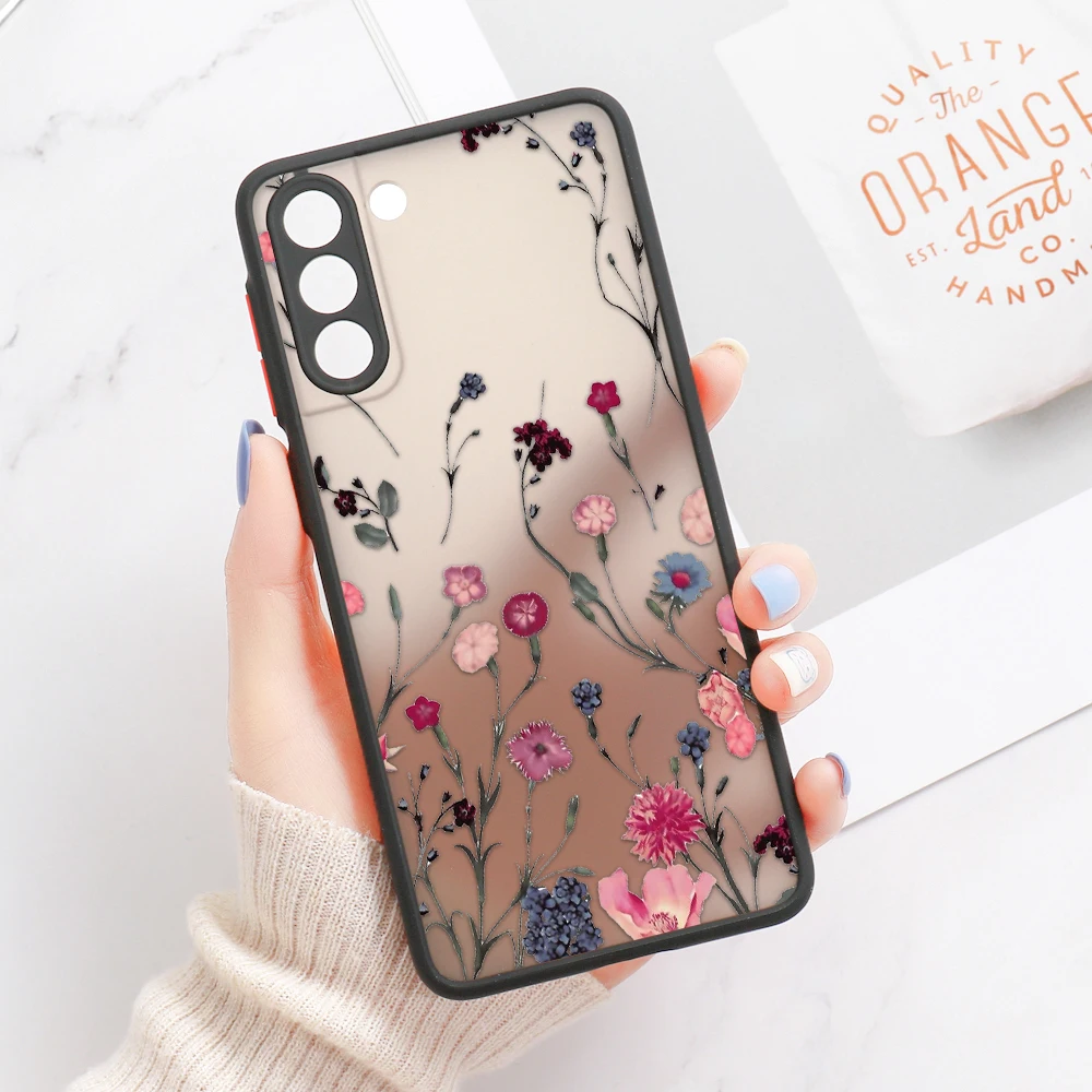 OPPO A53S Case For OPPO A9 2020 A3S A5S A12E A11 A83 A15 A52 A72 A92 A54 A55 A31 A91 A93 A94 A95 5G Butterfly Matte Cover Bumper